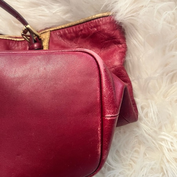 LONGCHAMP LM Cuir Large Tote Bag Leather Handbag Purse Logo - Picture 8 of 15